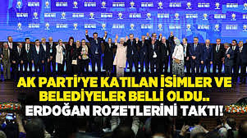  AK Parti'ye katılan isimler