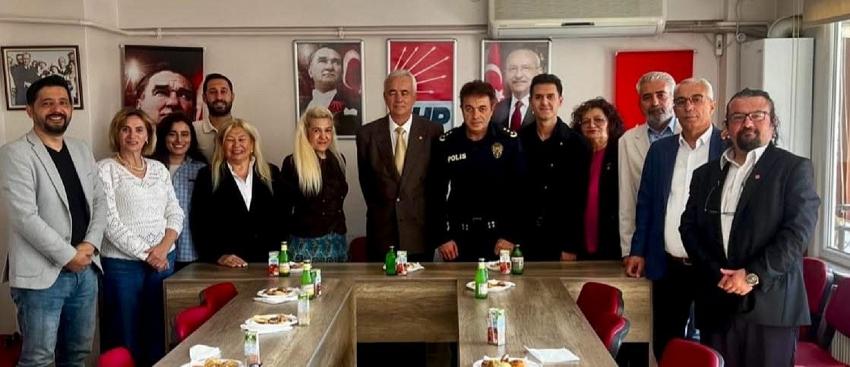 Emniyet Müdürü Hasan Şahin’den CHP Bandırma İlçe Başkanlığına İade-i Ziyaret