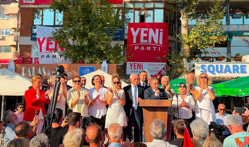 YENİ PARTİ BANDIRMA İLÇE BAŞKANLIĞINA GÖRKEMLİ AÇILIŞ