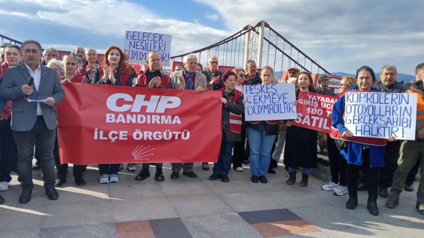 CHPden protesto… Başkan Atak: “Ne kaldı satılmadık?”