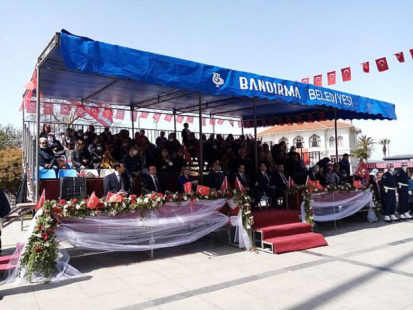 Bandırma'da 23 Nisan tören ve coşku ile kutlandı
