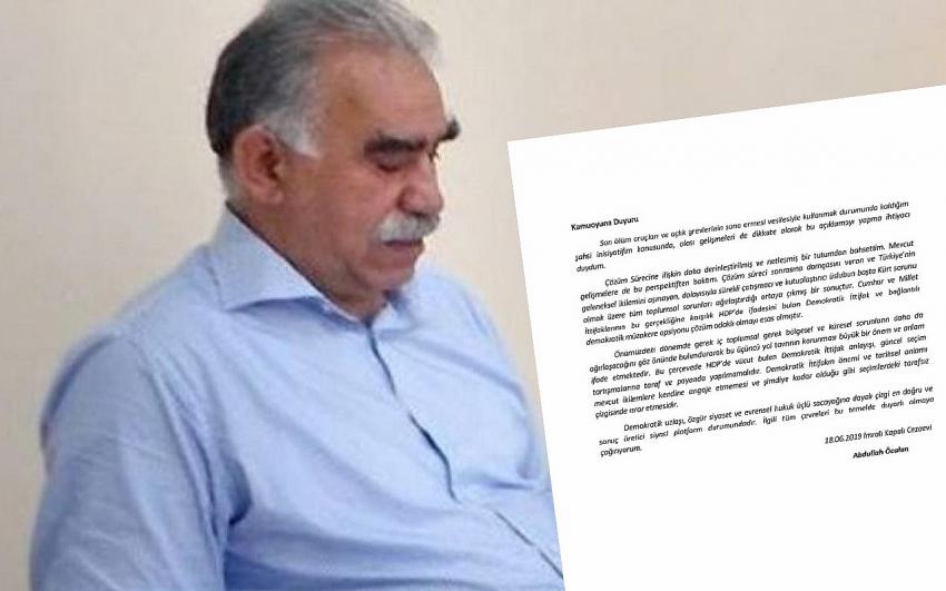 Öcalan’ın mektubunu duyuran Ali Kemal Özcan’dan Demirtaş’a: Üç maymunu oynama