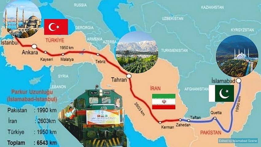 Türkiye-İran-Pakistan tren seferleri başladı