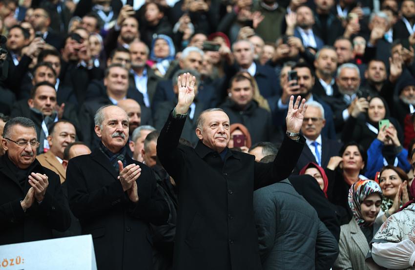 Başkan Erdoğan ve AK Parti'den dev gövde gösterisi
