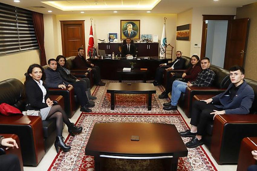CHP Gençlik Kolları'ndan Başkan Tosun'a ziyaret