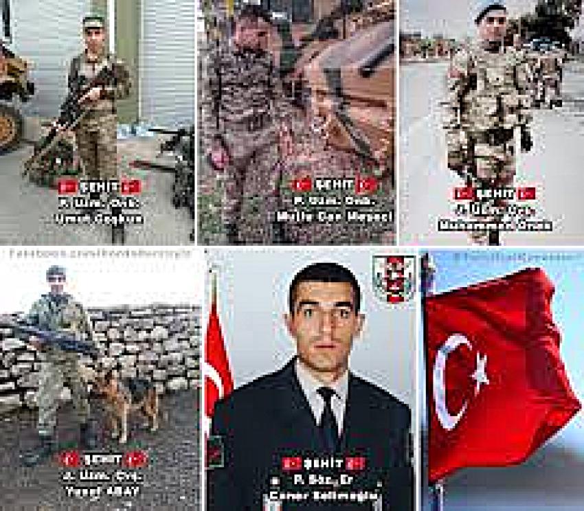5 asker şehit oldu