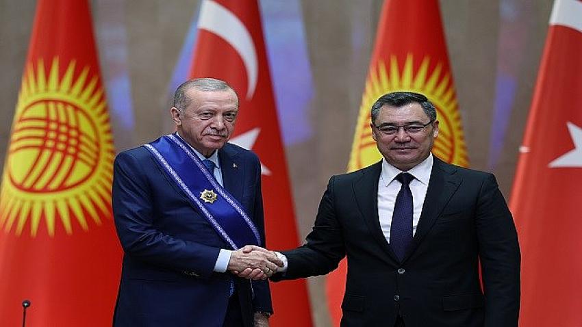 Erdoğan Kırgızistan'da! 19 anlaşma imzalandı