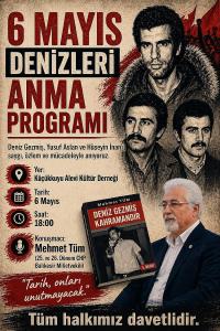 6 MAYIS DENİZLERİ ANMA PROGRAMI