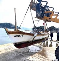 Erdek'de kaybolan tekneyi balıkçılar buldu