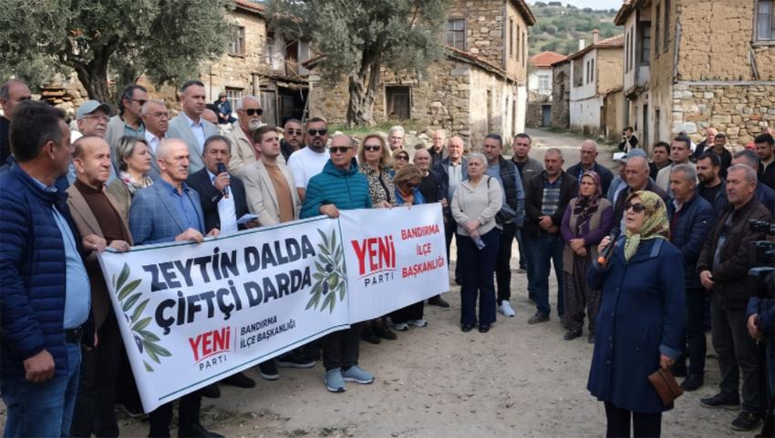  Zeytin Dalda, Çiftçi Darda: Yeni Parti’den Edincik’te Üreticiye Destek Çıkışı!