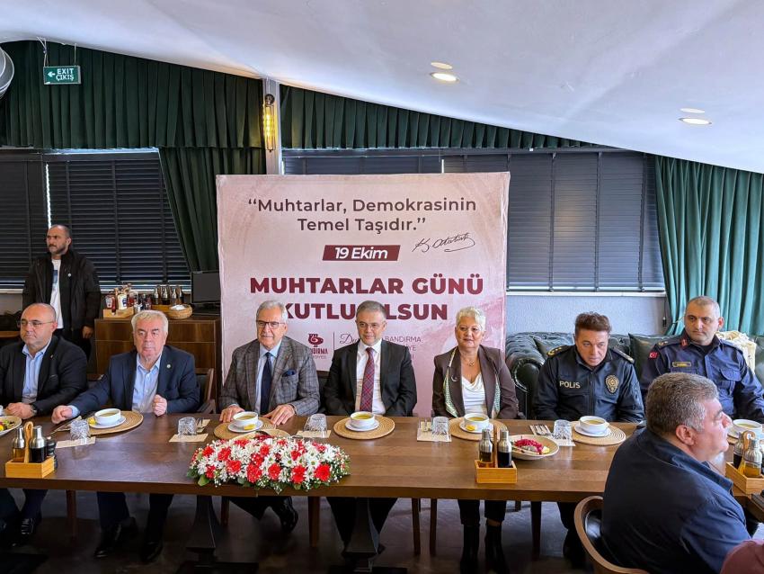 BAŞKAN MİRZA; “MUHTARLAR DEMOKRASİNİN TEMEL TAŞIDIR